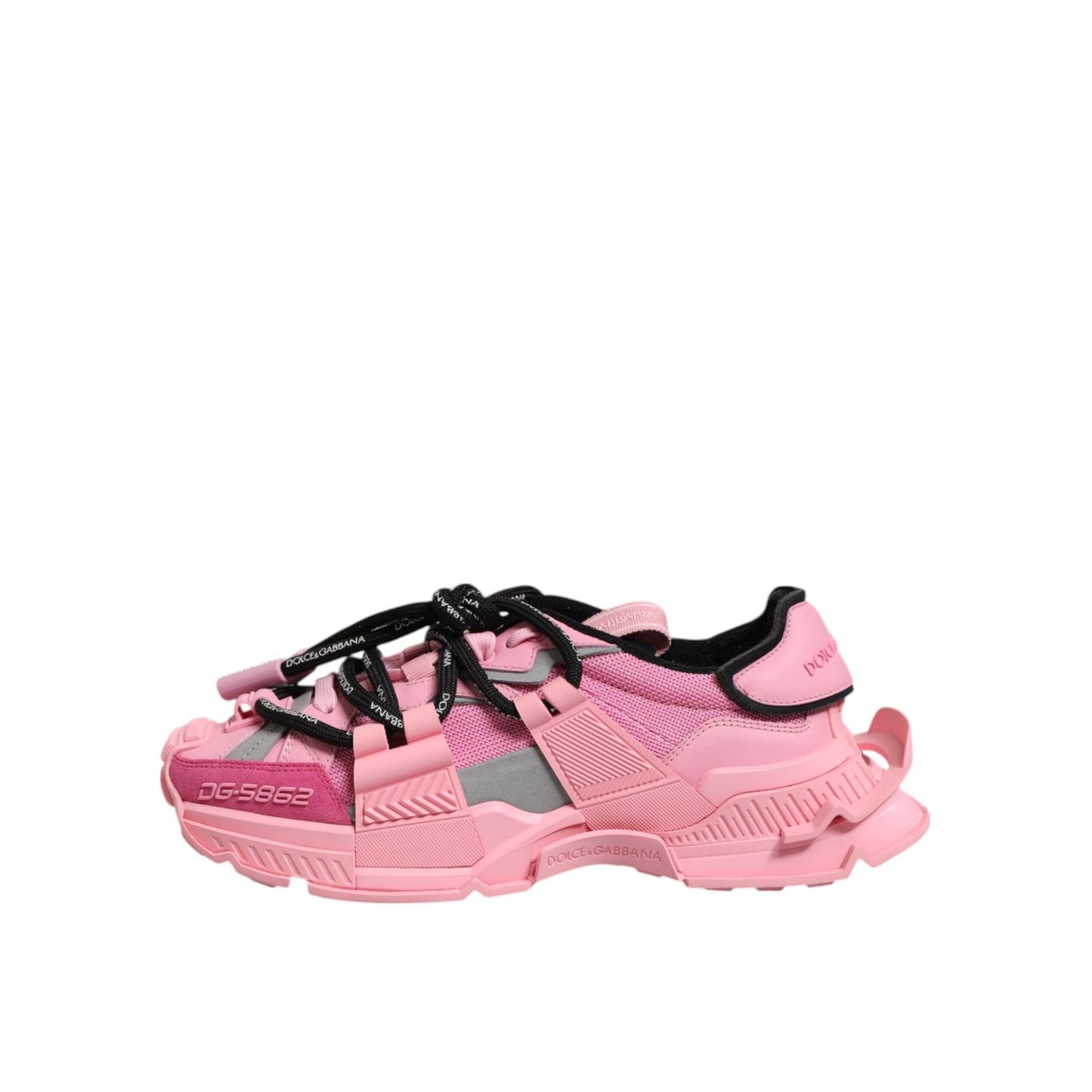 Dolce & Gabbana Pink Low Top Space Women Sneakers Shoes