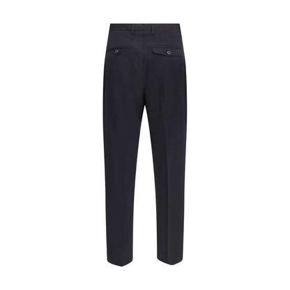 Our Legacy Black Fleece Wool Chino Pants