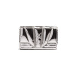 Ferrari Metal Silver GT patent leather bag with chain FE8056121179097
