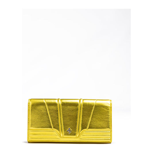 Ferrari Metal Yellow GT patent leather purse FE8056121179059