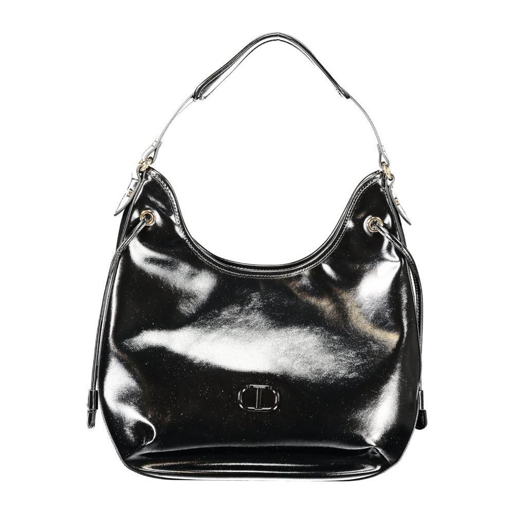 Front view with bag zipped and handles upright.