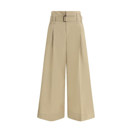 Brunello Cucinelli Pleated crop Pants BR-MP140P8999C3982-IT42 | L