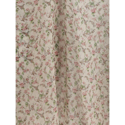 Kristina Ti Multicolor Silk Pattern Shirt with floral print and refined design - autumn winter 2025 collection.