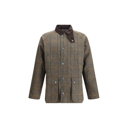 Barbour Green Wool Coat