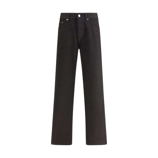 Sunflower Black Cotton Relaxed Fit Jeans with sustainable design and recycled metal trim for an eco-friendly look.