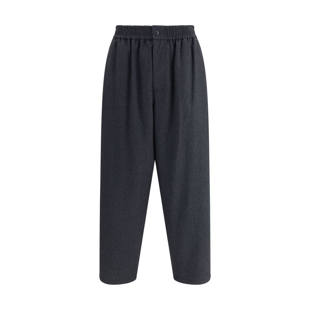 Giorgio Armani Virgin Wool Flannel Pants GI-GM002269U8131-IT44 | XS