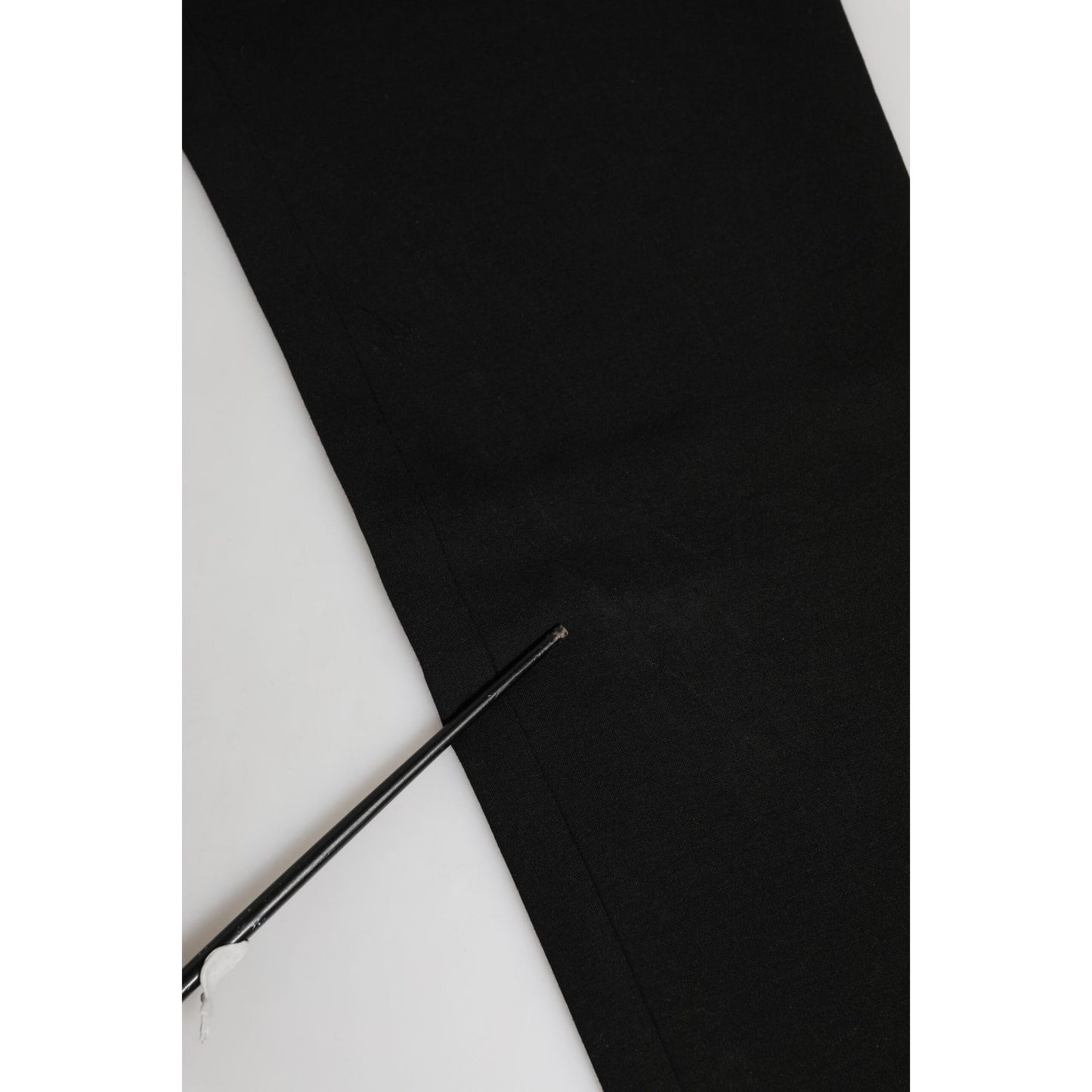 Dolce & Gabbana Black Cotton Jogger Jogging Men Trouser Pants with a visible minor defect.