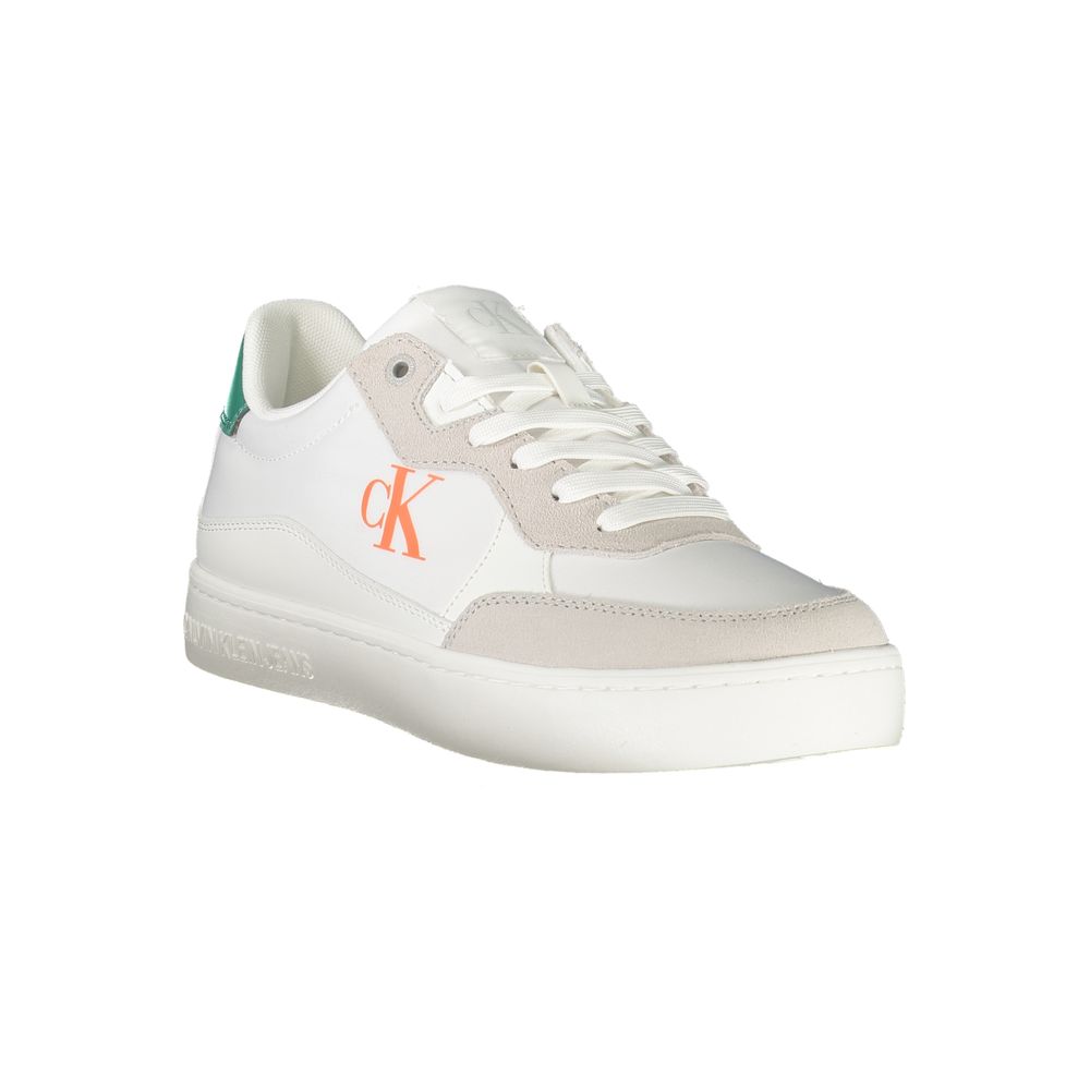 Calvin Klein White Leather Men Sneaker