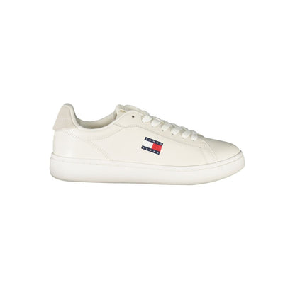 Tommy Hilfiger White Leather Women Sneaker