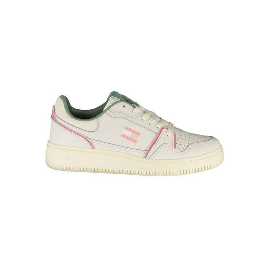 Tommy Hilfiger White Leather Women Sneaker TO-39414-EU36/US6