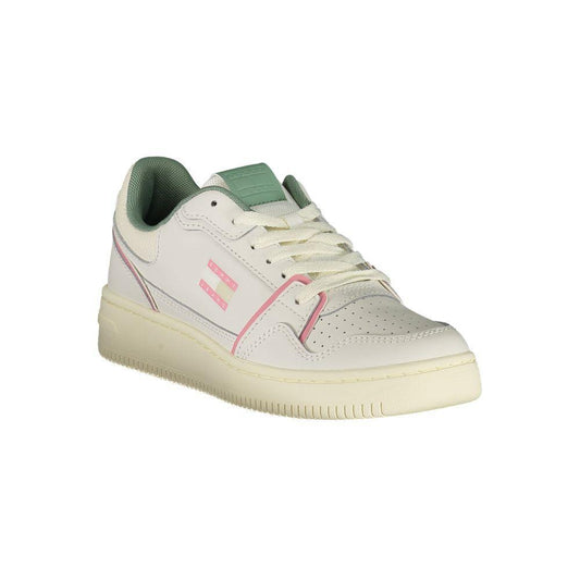 Tommy Hilfiger White Leather Women Sneaker TO-39414-EU36/US6