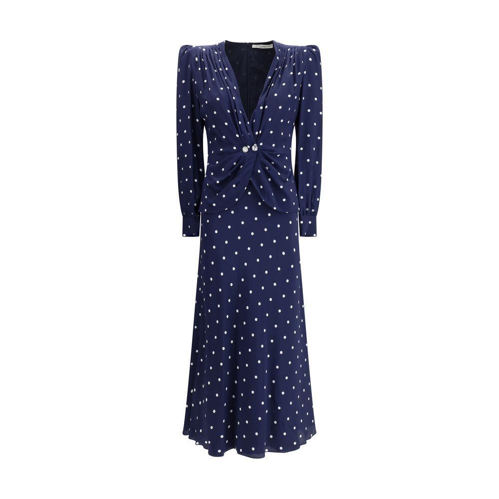 Alessandra Rich Polka dot Dress AL-FABX41081643-IT40 | M