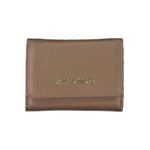 Mario Valentino Brown Polyethylene Women Wallet VA-33510