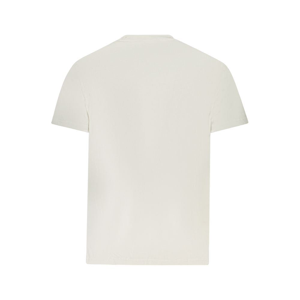 Tommy Hilfiger White Cotton Men T-Shirt