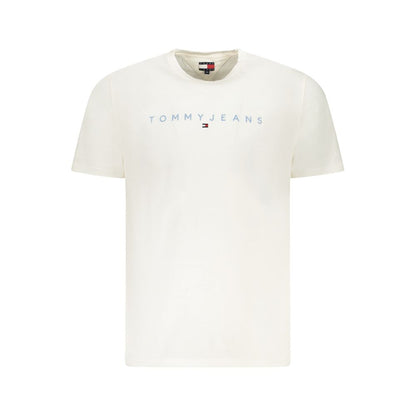 Tommy Hilfiger Bianco Cotton Men T-Shirt