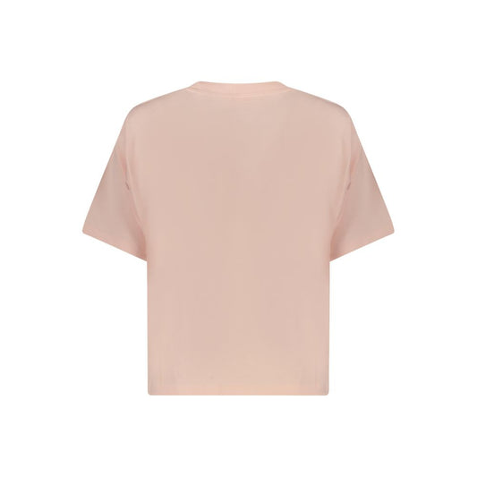Guess Jeans Pink Cotton Tops & T-Shirt