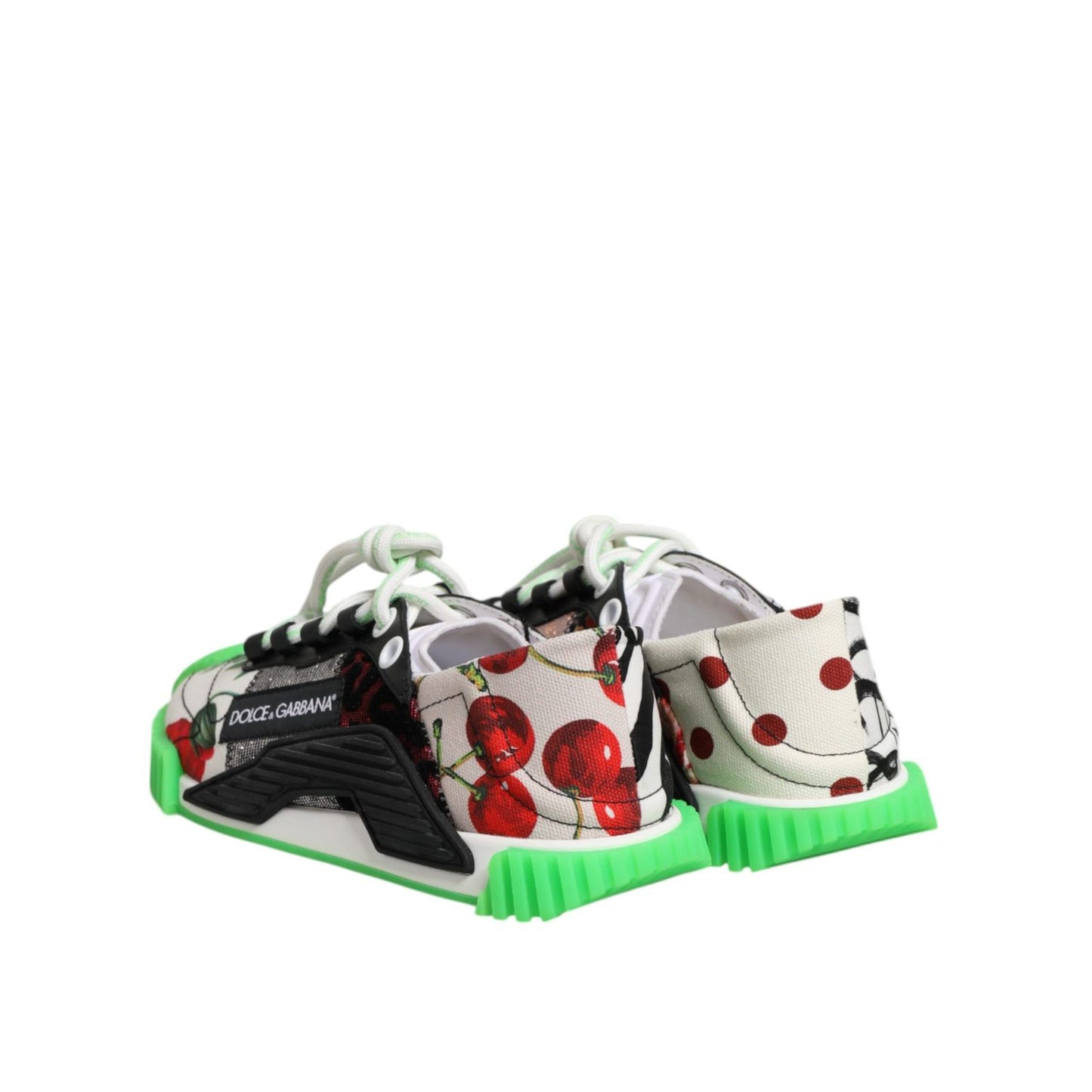 Dolce & Gabbana Multicor DG Logo Leopard Cherry Sneaker Shoes