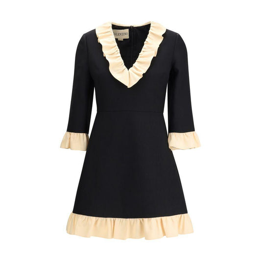 Valentino Wool and silk short Dress VA-7B3VADY01CFTB1-IT42 | L