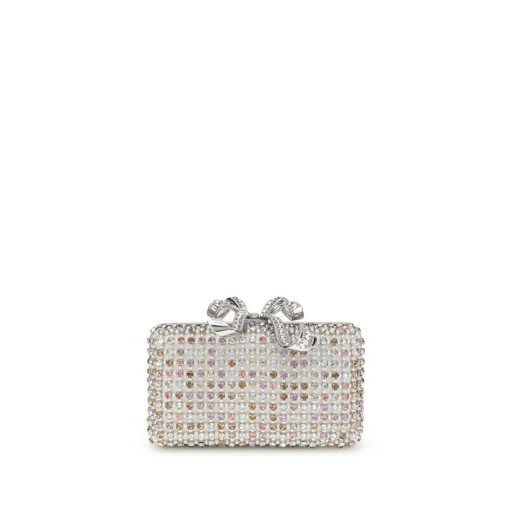 Self-Portrait Multicrystal Clutch Bag SEAW25305MUMULTIBB