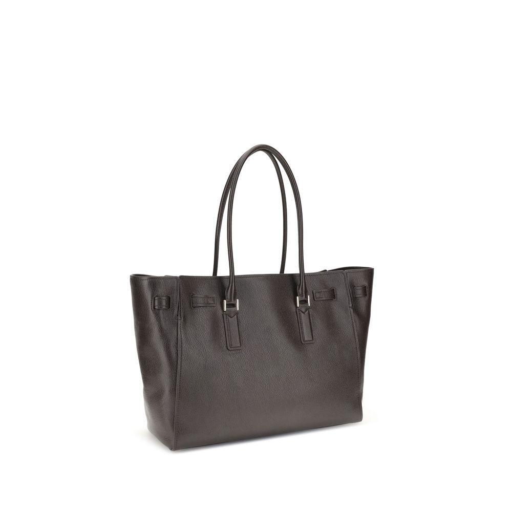 Front view with bag zipped and handles upright.