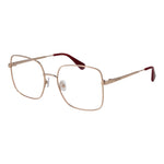 Max & Co Gold Women Glasses Frame, metal full-rim square style, 55-18-140 size, gold color with demo lenses, includes branded case.
