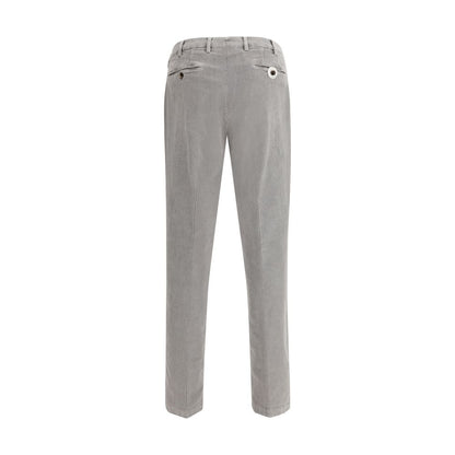 Germano Gray Cotton Casual Pants