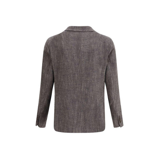 Tagliatore Herringbone patterned Blazer TA-1SMC26KAIC90019EN867-IT44 | XS