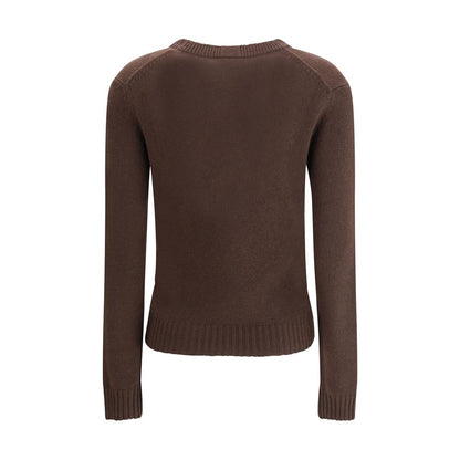 Allude Brown Cashmere Cashmere Sweater