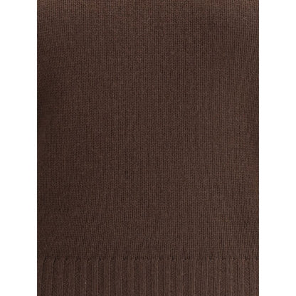 Allude Brown Cashmere Cashmere Sweater