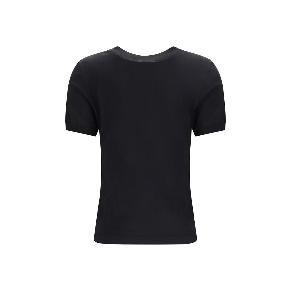 Dolce & Gabbana Black Cotton T-Shirt