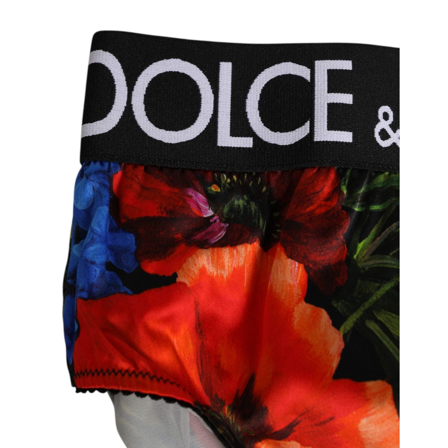 Dolce & Gabbana Multicolor Floral Print High Waist Panty Underwear