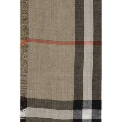 Burberry Beige Wool Scarf