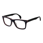Lozza Blue Men Glasses Frame, full-rim cellulose acetate, rectangle shape, size 54-18-145, blue color, no spring hinge, demo lenses.