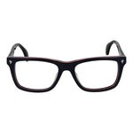 Lozza Blue Men Glasses Frame in cellulose acetate with full-rim rectangle style, blue color, 54-18-145 size, includes branded case.