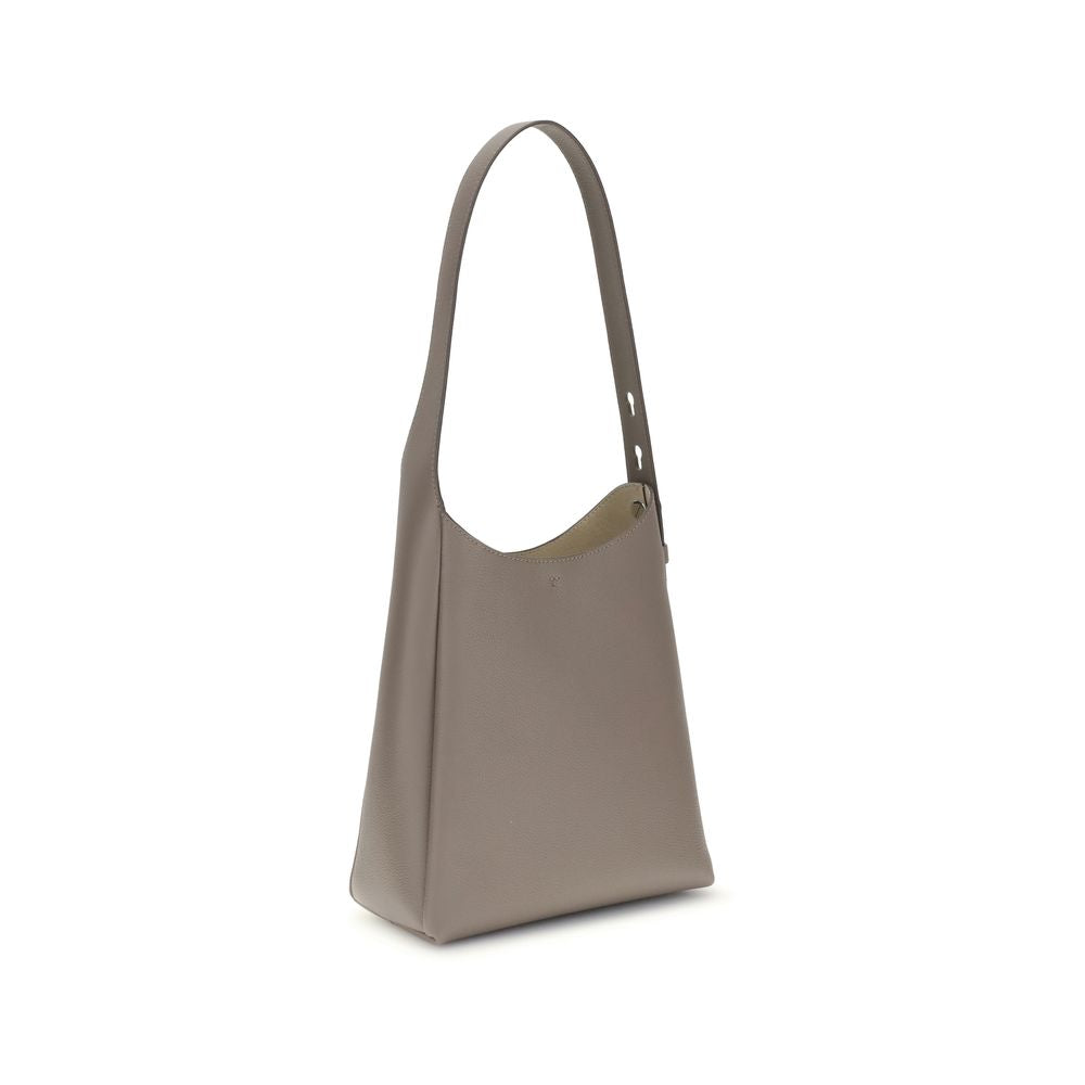 Front view with bag zipped and handles upright.