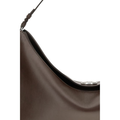 Jacquemus Brown Calf Leather Bos Taurus Shoulder Bag