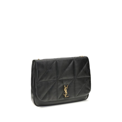 Saint Laurent Black Lamb Ovis Aries Aries Shoulder Bag