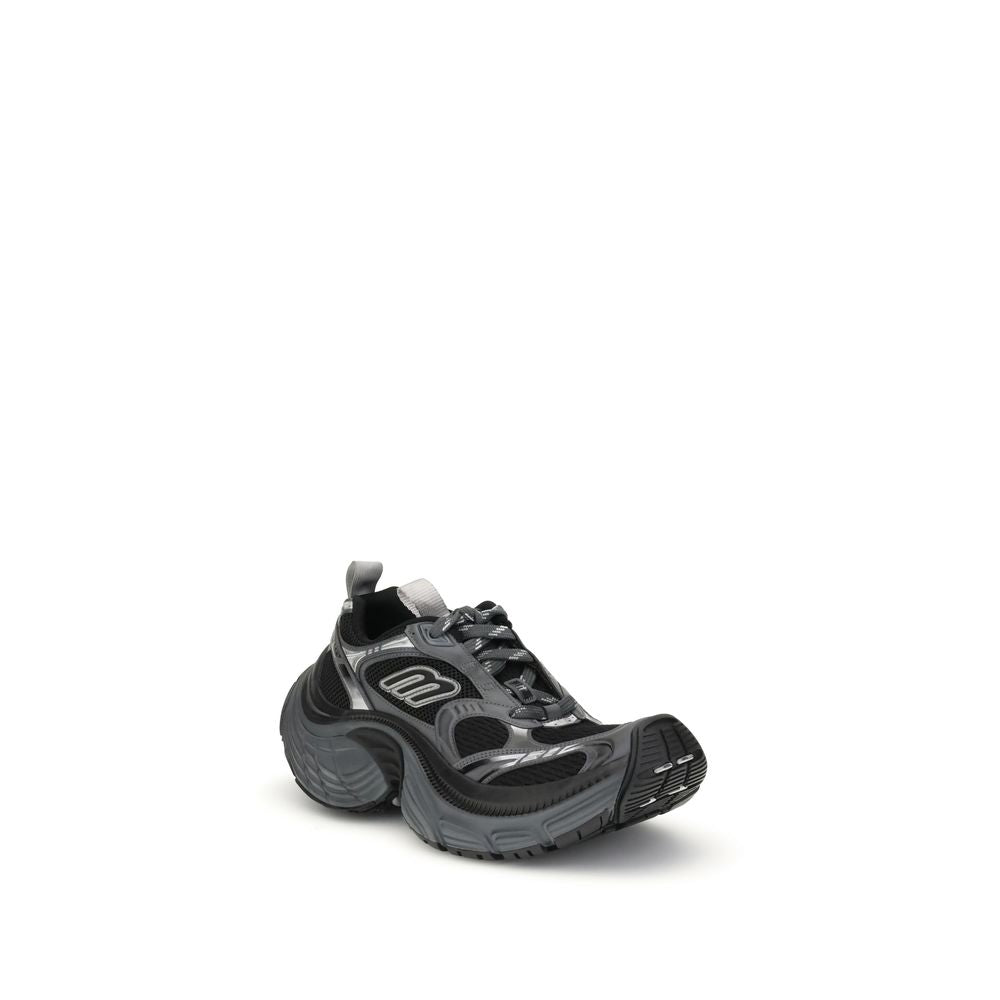 Balenciaga Black Polyethylene Athletic Sneakers