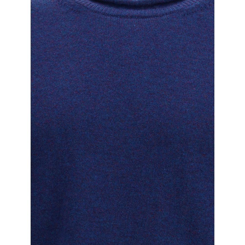 Comme Des Garçons Blue Wool Sweatshirt