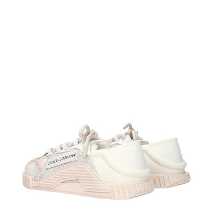 Dolce & Gabbana Gray Fabric Sneakers