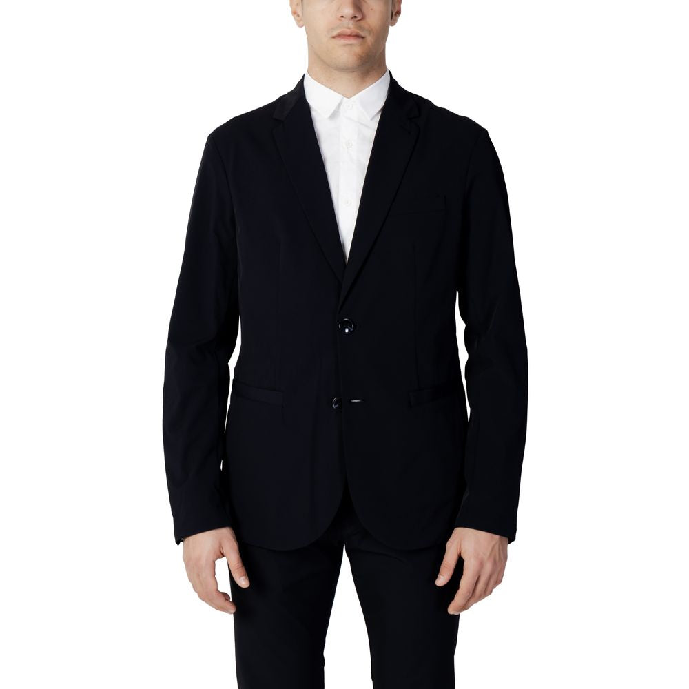 Armani Exchange Blue Cotton Blazer 1728,71956299936,Armani Exchange,Blazers - Suits & Blazers - Clothing,Blue,Clothing,IT44 | S,IT46 | M,IT48 | L,IT50 | L,IT52 | XL,IT54 | XXL,IT56 | 3XL,Men,New with tags,Suits & Blazers - Clothing