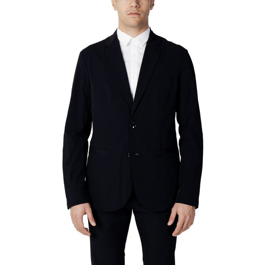 Armani Exchange Blue Cotton Blazer 1728,71956299936,Armani Exchange,Blazers - Suits & Blazers - Clothing,Blue,Clothing,IT44 | S,IT46 | M,IT48 | L,IT50 | L,IT52 | XL,IT54 | XXL,IT56 | 3XL,Men,New with tags,Suits & Blazers - Clothing