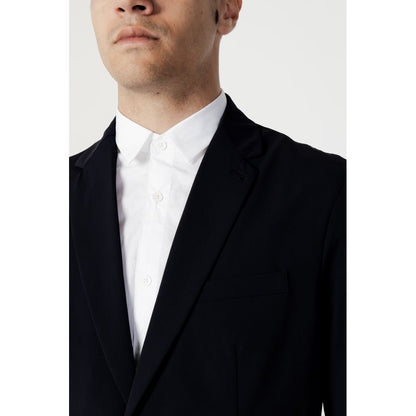 Armani Exchange Blue Cotton Blazer 1728,71956299936,Armani Exchange,Blazers - Suits & Blazers - Clothing,Blue,Clothing,IT44 | S,IT46 | M,IT48 | L,IT50 | L,IT52 | XL,IT54 | XXL,IT56 | 3XL,Men,New with tags,Suits & Blazers - Clothing