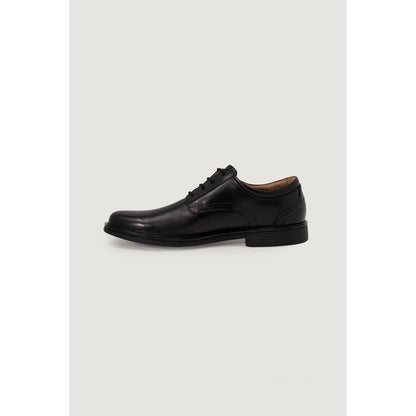 Clarks Black Leather Oxfords And Derbies