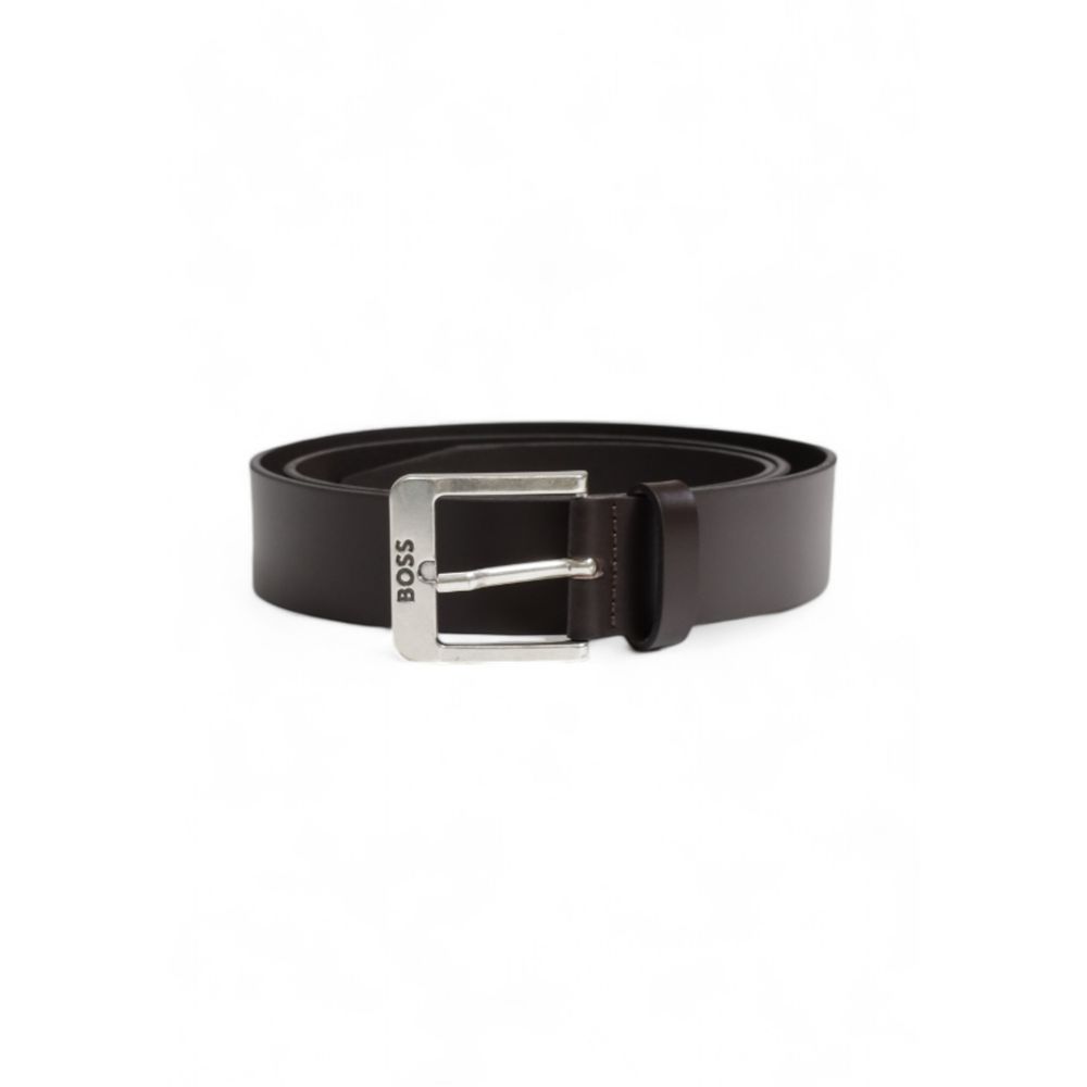 Hugo Boss Brown Leather Regular Belt