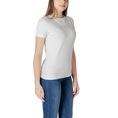 Guess Active White Cotton T-Shirt