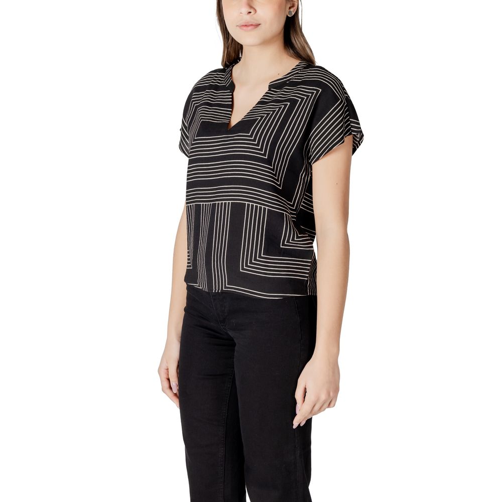 Jacqueline De Yong Black Viscose Sportswear