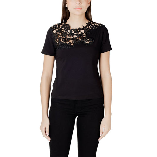 Morgan De Toi Black Cotton T-Shirt