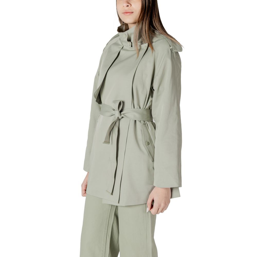Morgan De Toi Green Cotton Parka