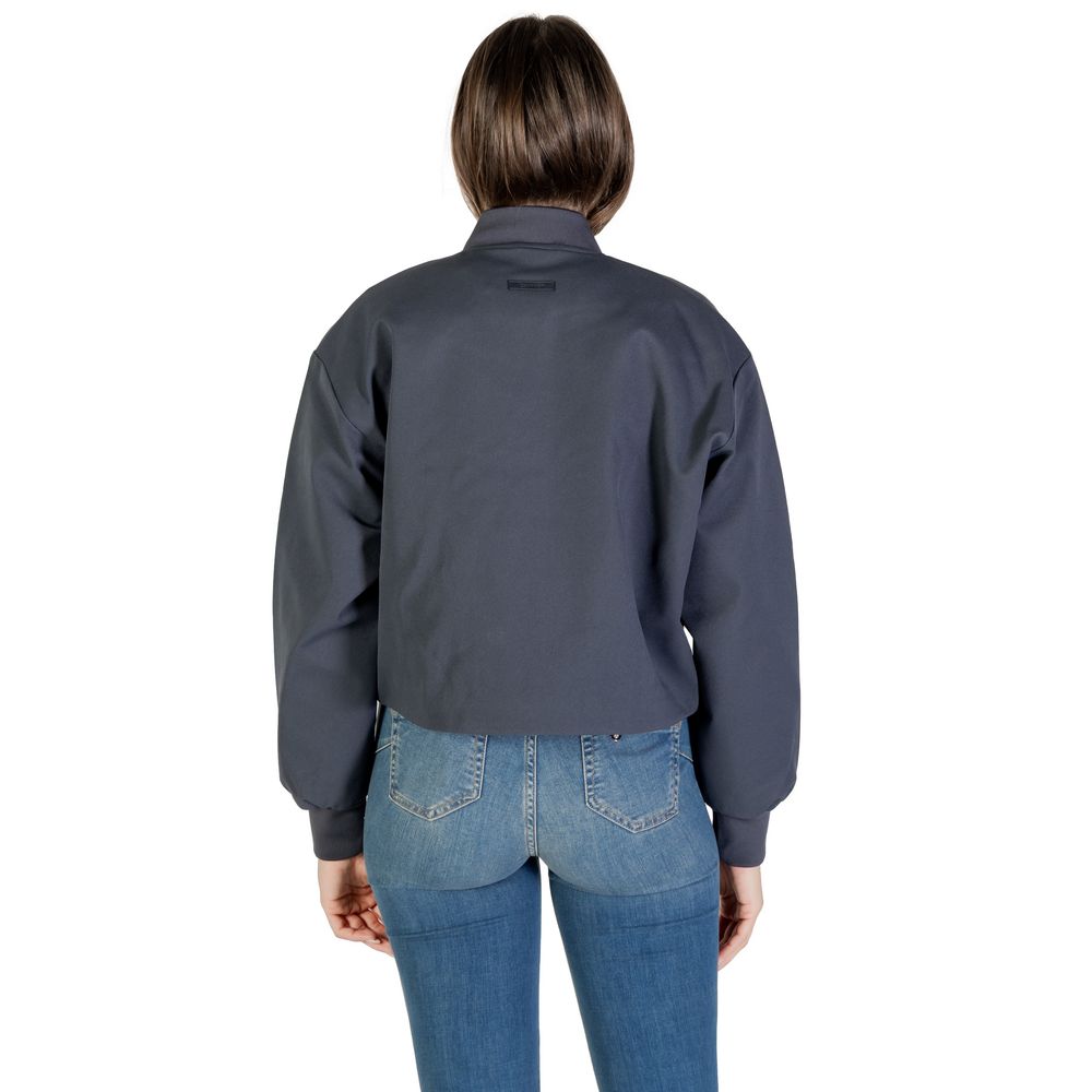 Calvin Klein Jeans Gray Recycled Polyester Bomber 1728,71956299936,Bombers - Jackets & Coats - Clothing,Calvin Klein Jeans,Clothing,Gray,IT40|S,Jackets & Coats - Clothing,New with tags,Women
